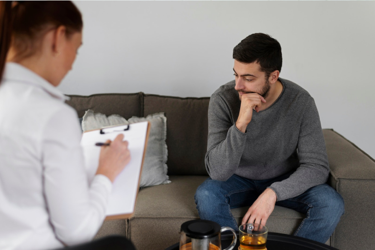 Mental health counseling for men